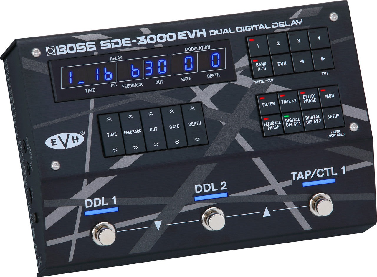 Boss SDE-3000EVH Dual Digital Delay Pedal