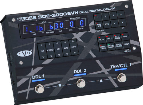 Boss SDE-3000EVH Dual Digital Delay Pedal
