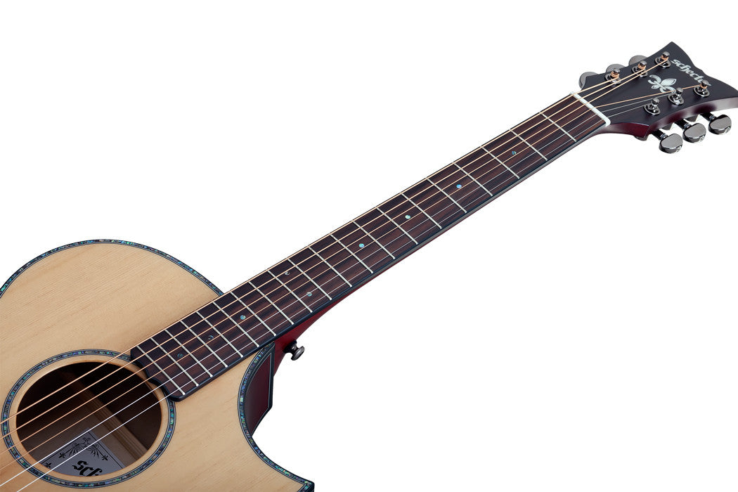 Schecter Orleans Stage Acoustic Electric Guitar 3711 Natural with case