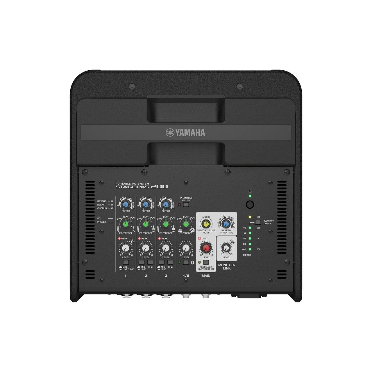 Yamaha STAGEPAS 200BTR portable PA speaker with mixer and battery power