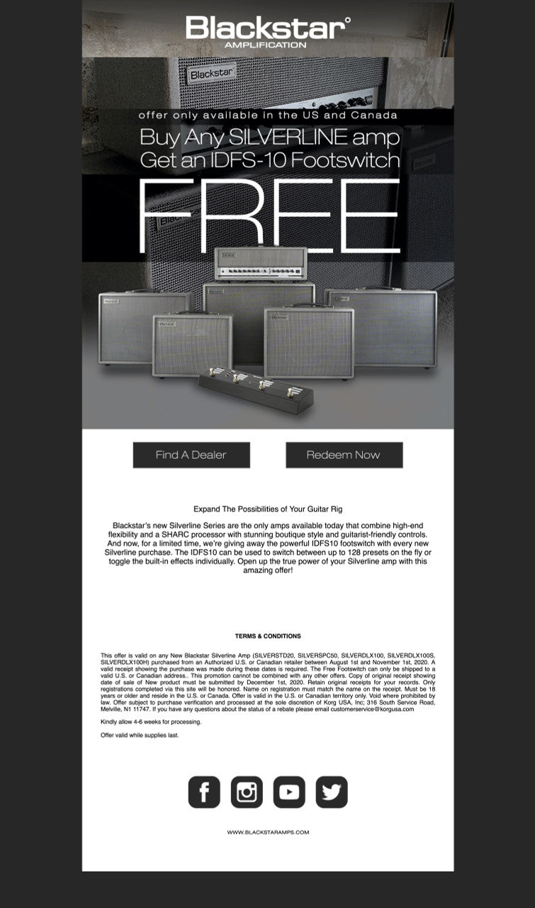 Blackstar Silverline Special  50-watt 1x12"  SPCL50 Combo Guitar Amp