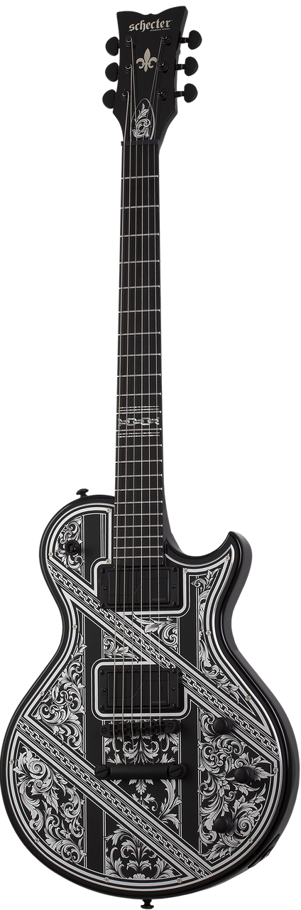 Schecter Solo-II Pryzm Palladium Gloss Black Guitar 921