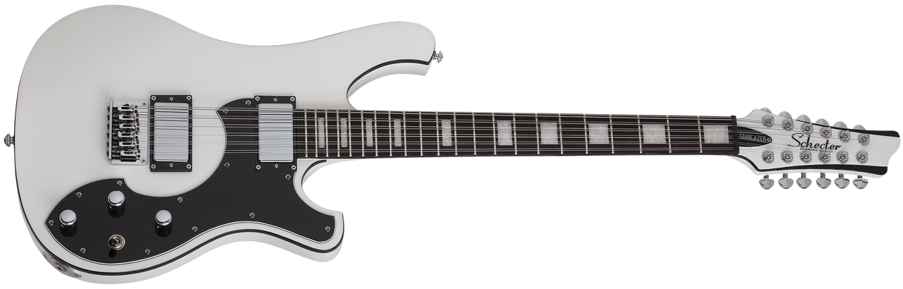 Schecter Stargazer-12 Gloss White 679 guitar open box