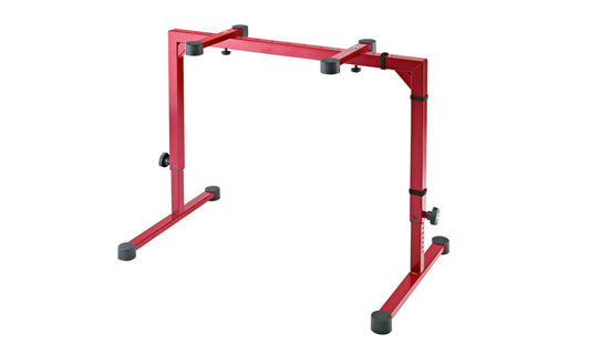 K&M 18810 Table style keyboard stand Omega ruby red