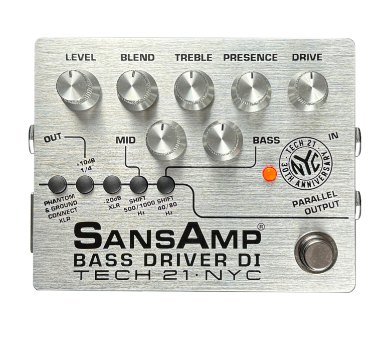 Tech21 Sans Amp 30th Anniversary Limited Edition BASS DRIVER DI