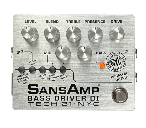 Tech21 Sans Amp 30th Anniversary Limited Edition BASS DRIVER DI