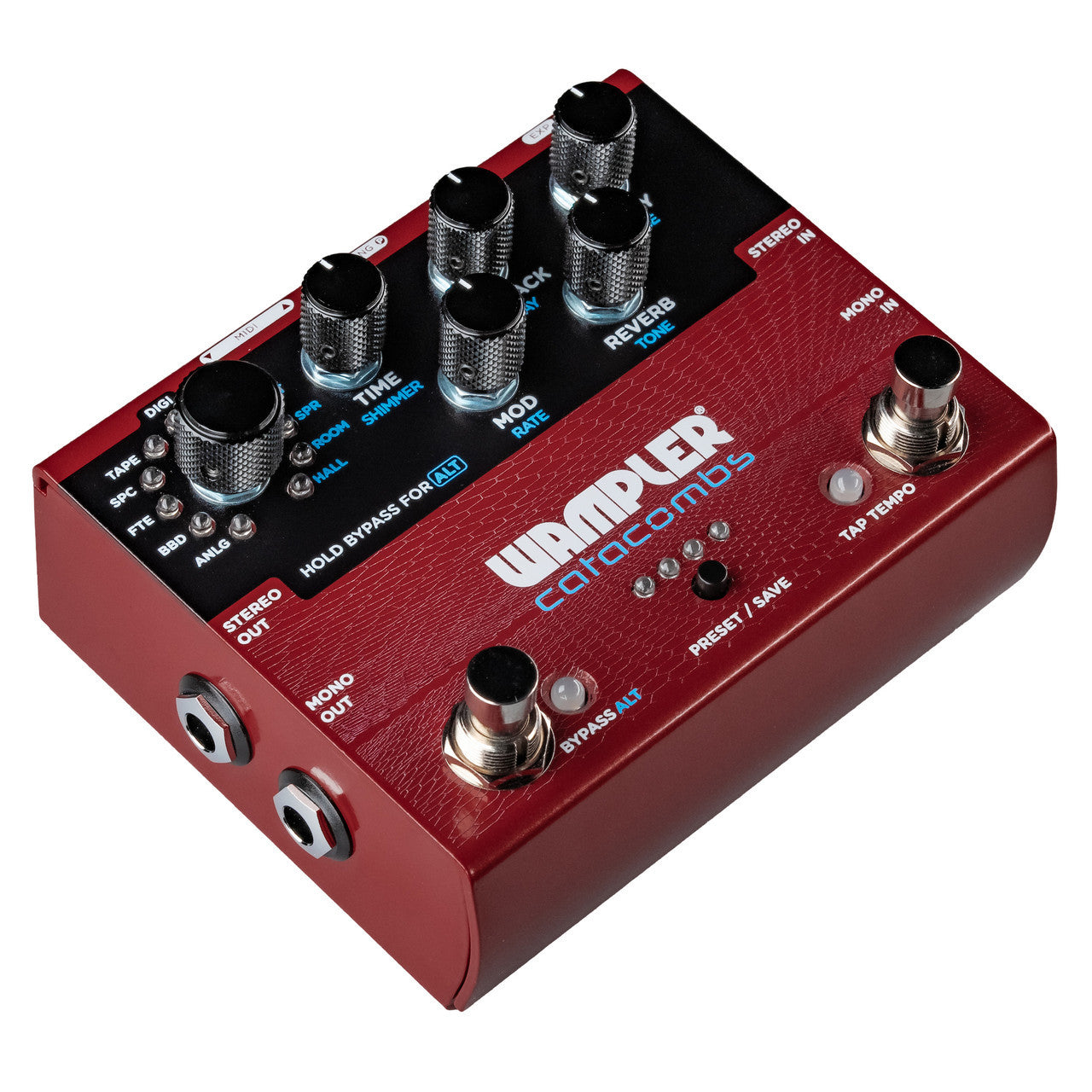 Wampler Catacombs Reverb and Delay Pedal open box