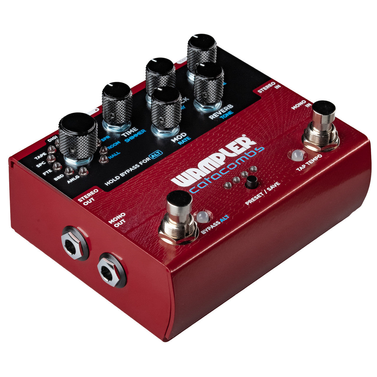 Wampler Catacombs Reverb and Delay Pedal open box