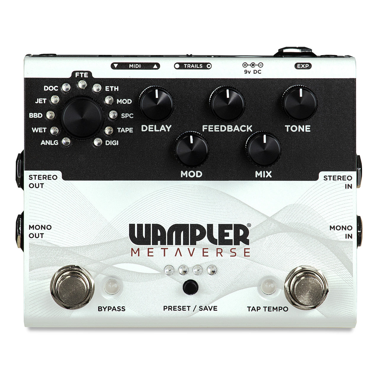 Wampler Metaverse DSP multi-delay multi-effect Guitar pedal
