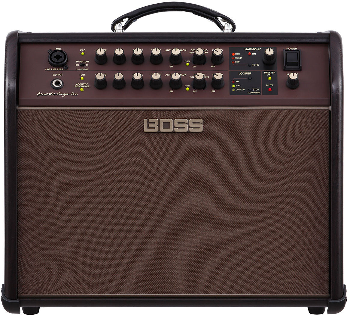 Boss Acoustic Singer Pro 120-watt Bi-amp Acoustic Combo amplifier with FX