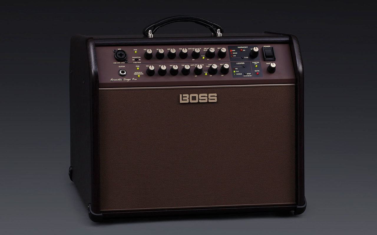 Boss Acoustic Singer Pro 120-watt Bi-amp Acoustic Combo amplifier with FX