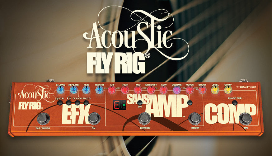 Tech 21 Acoustic Fly Rig guitar pedal