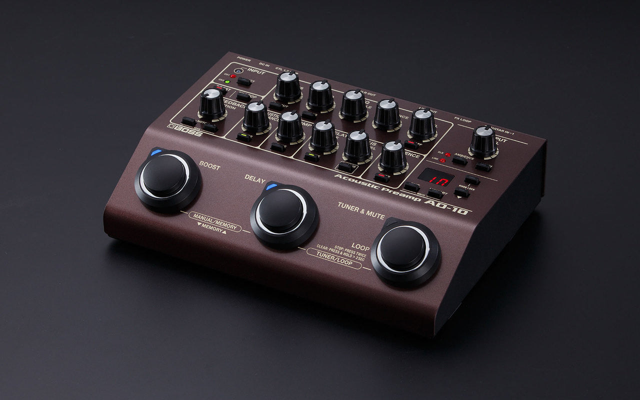 Boss AD-10 Acoustic Guitar Processor Pedal used demo