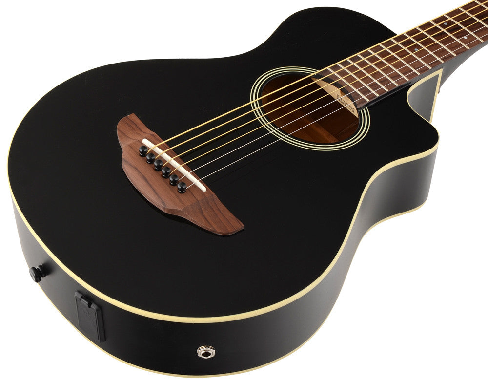 Yamaha APXT2 ¾ size Thin-line Cutaway Black Acoustic Electric Guitar