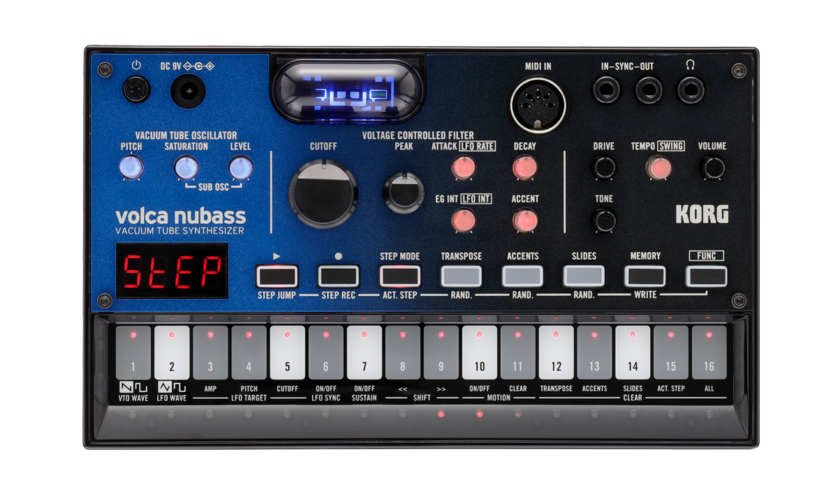 Korg Volca NuBass Vacuum Tube Bass Synthesizer
