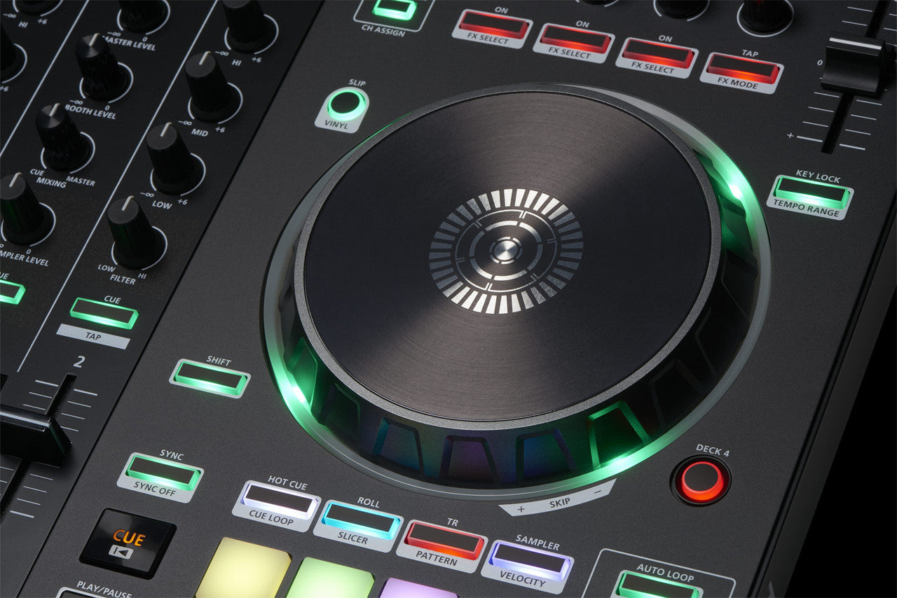 Roland DJ-505 2-Channel, 4-Deck DJ Controller for Serato DJ