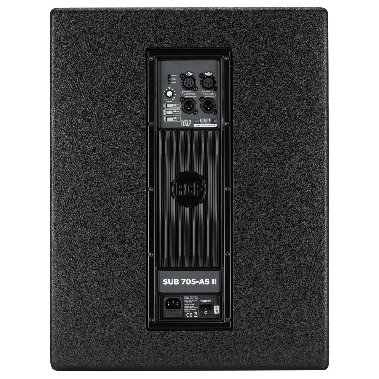 RCF 705 as mkii MK2 15" powered subwoofer with cover