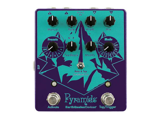 EarthQuaker Devices Pyramids Stereo Flanger Pedal