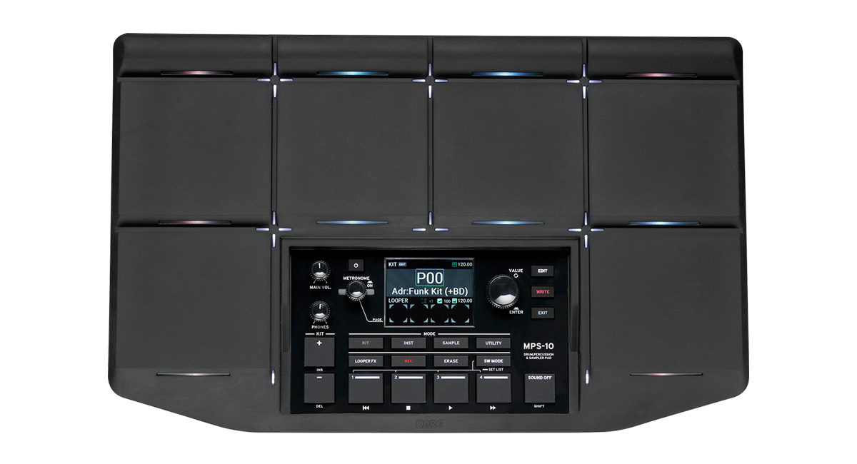 Korg MPS-10 Drum Percussion and Sampler Pad demo