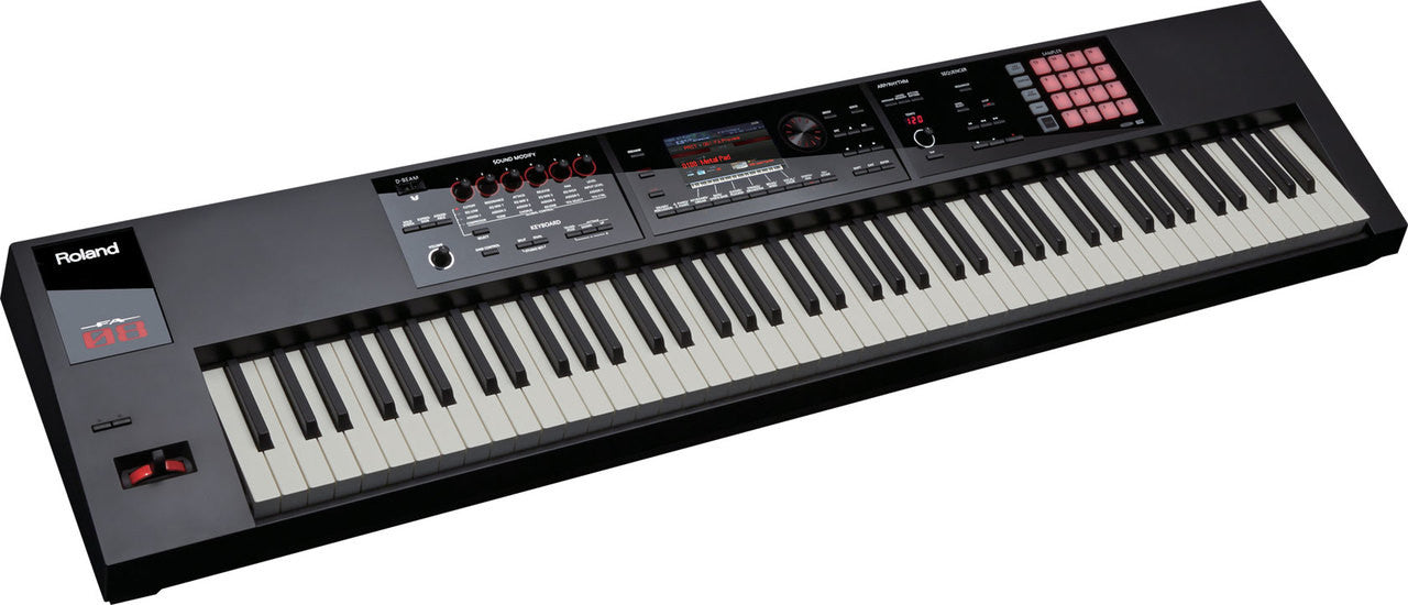 Roland FA-08 88 key piano action weighted synthesizer workstation