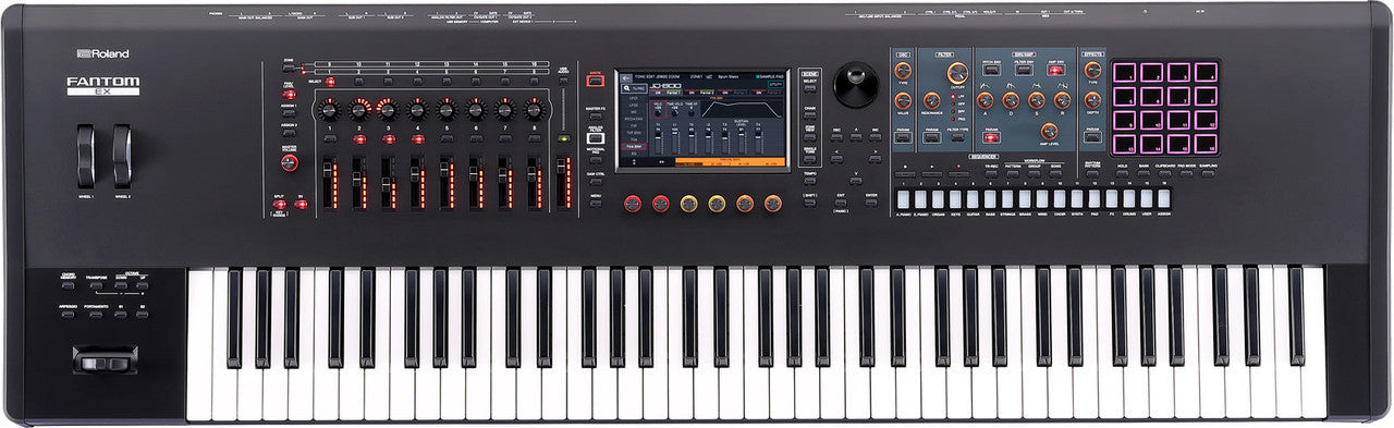 Roland FANTOM 7 EX Synthesizer Keyboard workstation demo