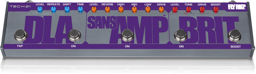 Tech 21 Brit Fly Rig guitar multi effect pedal