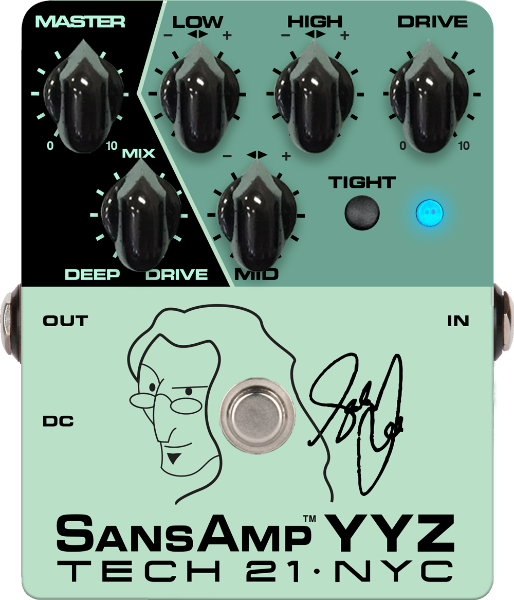 Tech 21 YYZ Geddy Lee Signature SansAmp YYZ Bass Pedal