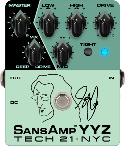 Tech 21 YYZ Geddy Lee Signature SansAmp YYZ Bass Pedal