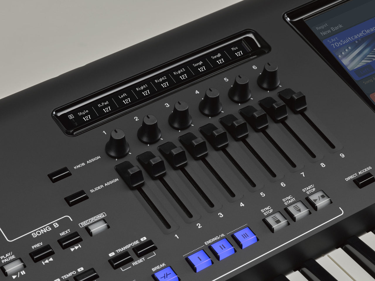 Yamaha Genos 76-key flagship arranger workstation keyboard