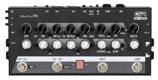 GR Bass Dual Pre bass pedal