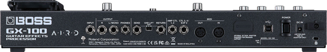BOSS GX-100 Guitar Effects Processor demo