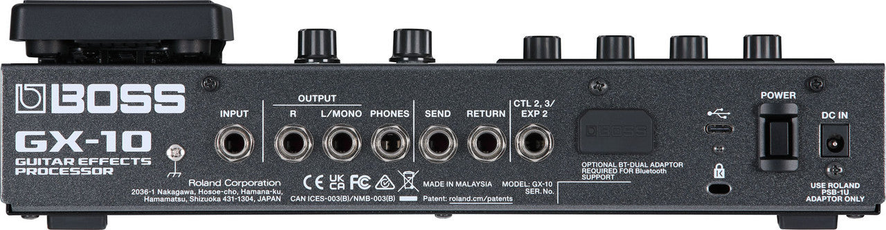 Boss GX-10 multi-effects pedal open box