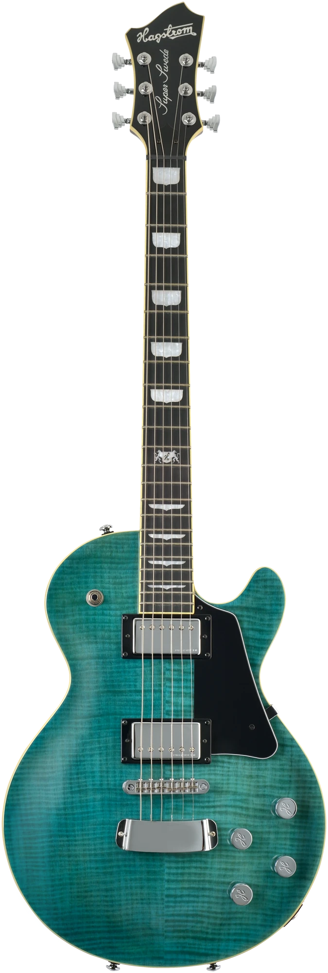 Hagstrom Super Swede SUSWEMK3-FSG Fall Sky Gloss Electric Guitar with case