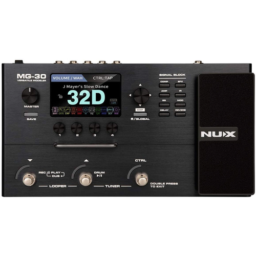 NuX Effects MG-30 Guitar Modeling Floorboard Processor Pedal