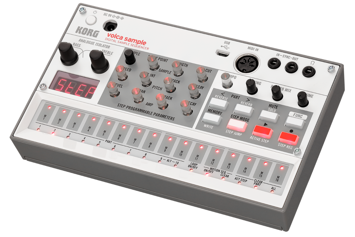 Korg Volca Sample 2 Digital Sample Sequencer open box