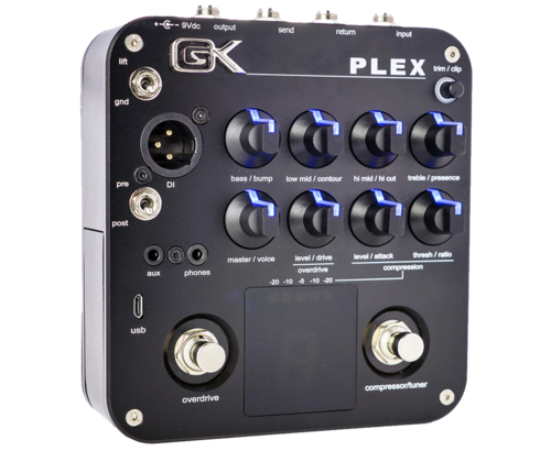 Gallien-Krueger PLEX Preamp 4 Band Active Bass Preamp Pedal