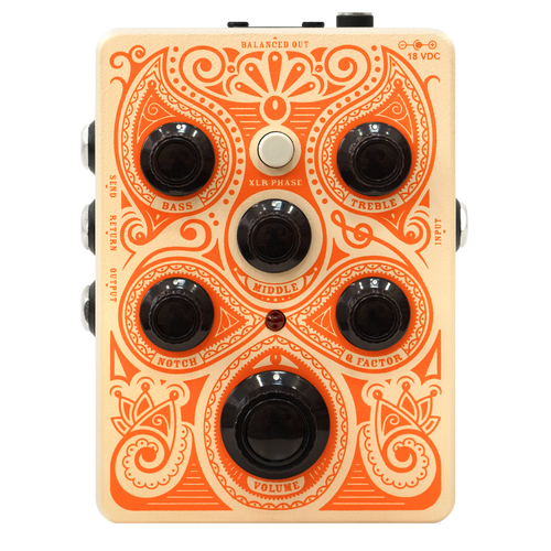 Orange Acoustic guitar Pedal