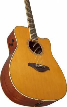 Yamaha FGC-TA VT TransAcoustic Dreadnought Acoustic Guitar Vintage Tint