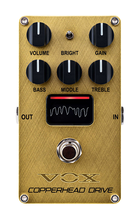 Vox Copperhead Overdrive Pedal with NuTube VECD