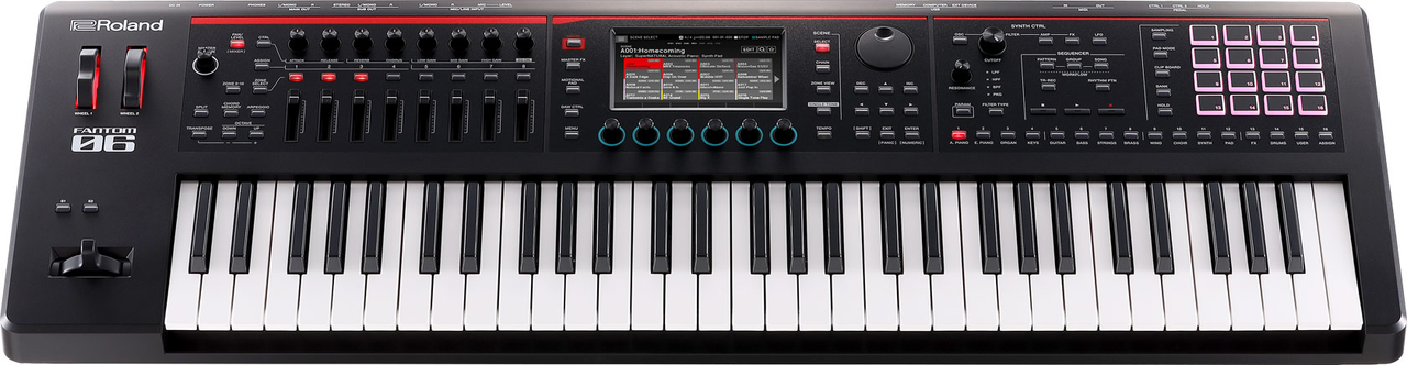 Roland FANTOM-06 Music Workstation Keyboard 61 note demo