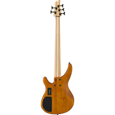 Yamaha TRBX605FM 5 string Electric Bass Guitar Matte Amber display