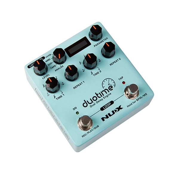 NuX Effects Duotime Dual Delay Engine Pedal NDD-6