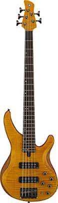 Yamaha TRBX605FM 5 string Electric Bass Guitar Matte Amber display