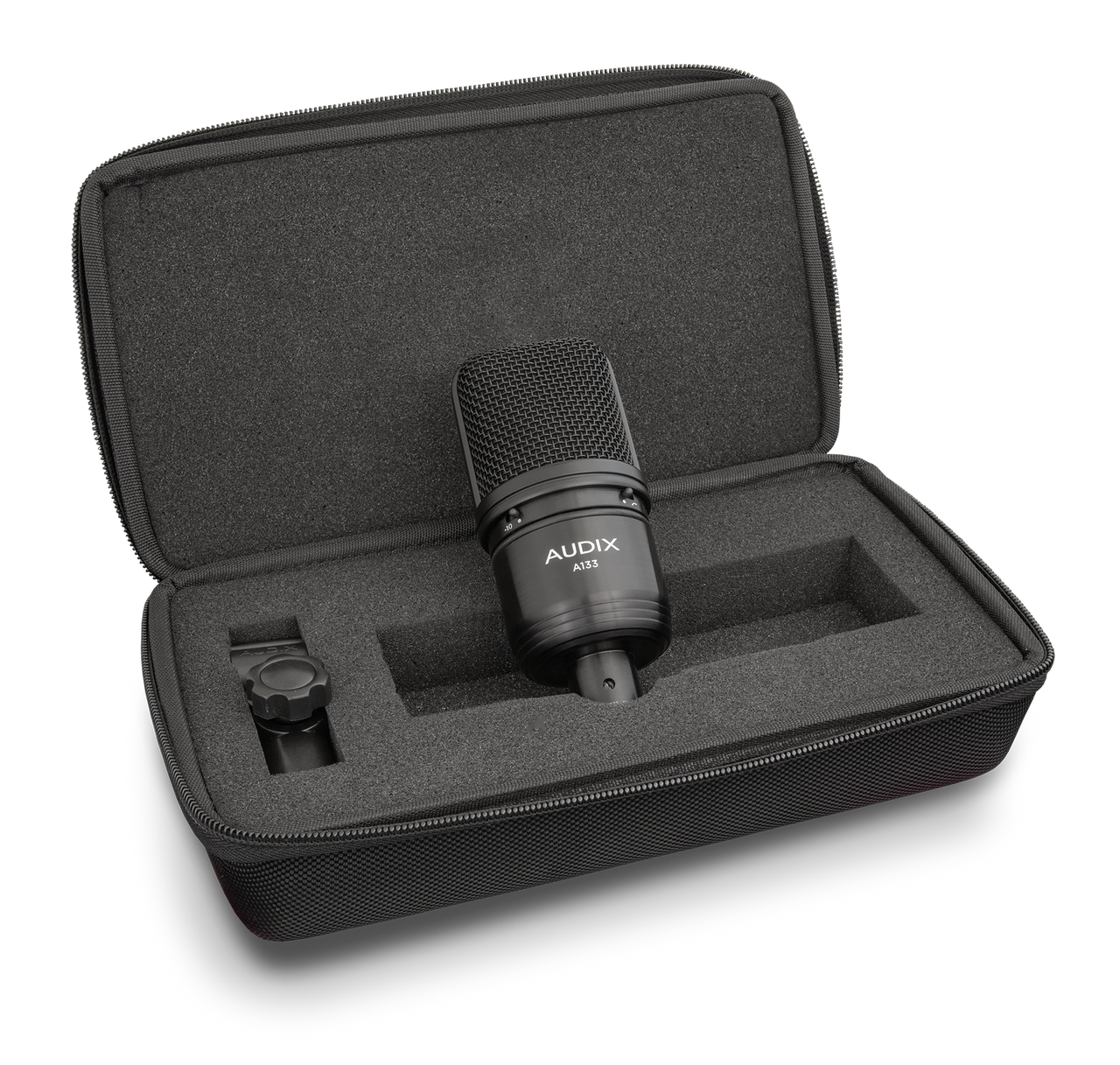Audix A133 large diaphragm condenser microphone with pad and roll off demo