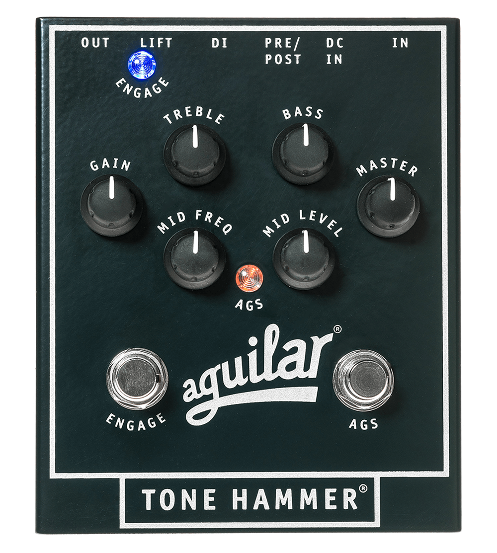 Aguilar Tone Hammer Preamp Direct Box bass pedal
