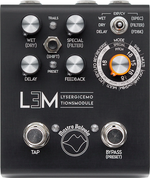 Mastro Valvola Multi-delay guitar pedal LEM lysergic emotions module