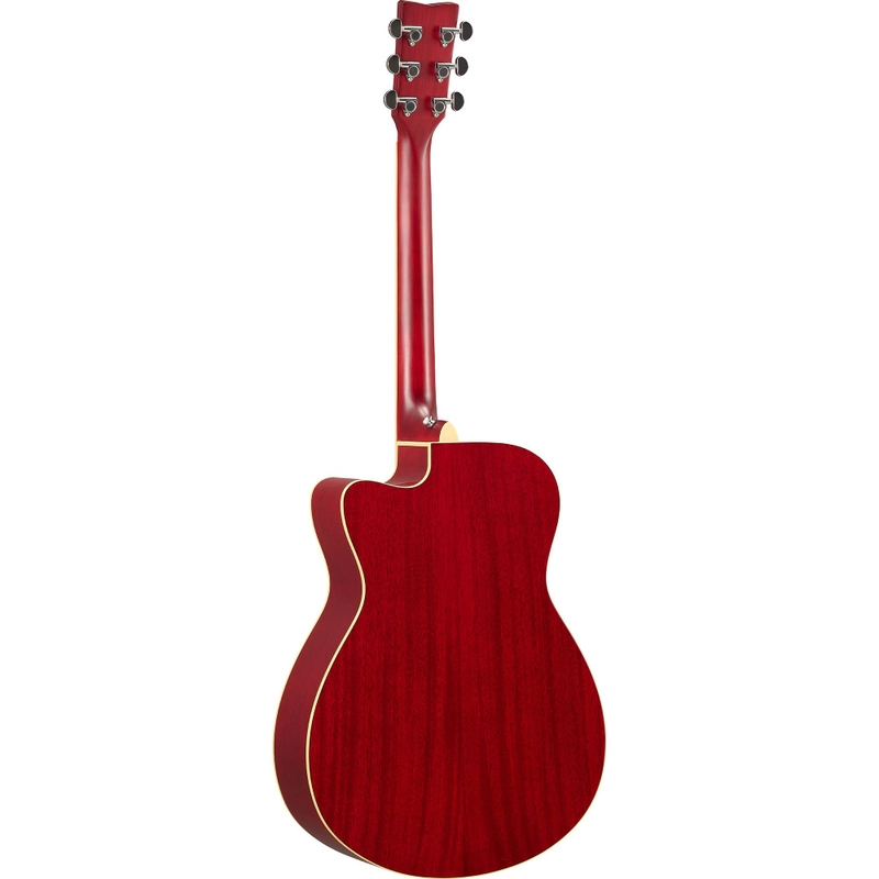 Yamaha FSC-TA TransAcoustic Acoustic Electric Guitar Solid Spruce Top Ruby Red