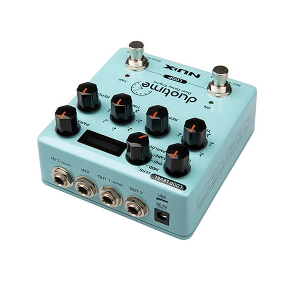 NuX Effects Duotime Dual Delay Engine Pedal NDD-6