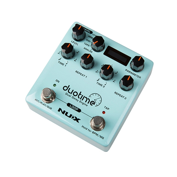 NuX Effects Duotime Dual Delay Engine Pedal NDD-6