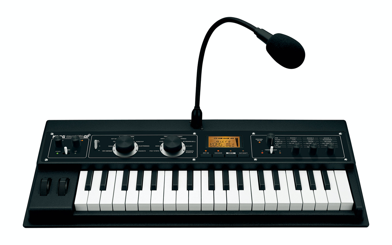Korg microKORG XL+ synthesizer vocoder keyboard